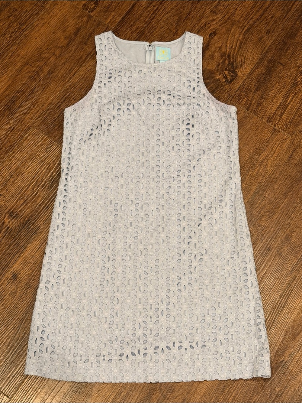 CeCe eyelet dress, full lined